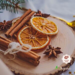 A festive arrangement of dried orange slices, perfect for tea, mulled wine, or holiday decor.