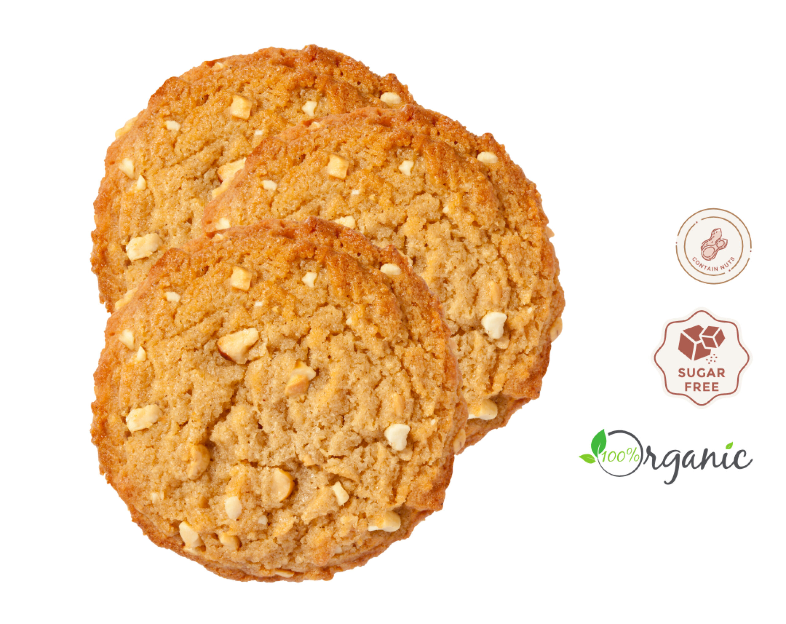 Homemade sugar-free oatmeal cookies, simple and wholesome, perfect for a healthy snack